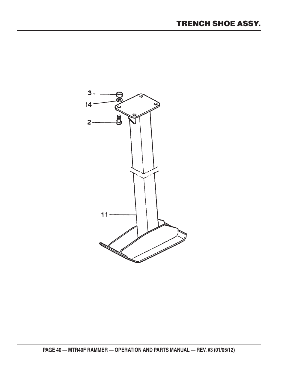 Multiquip MTR40F User Manual | Page 40 / 76