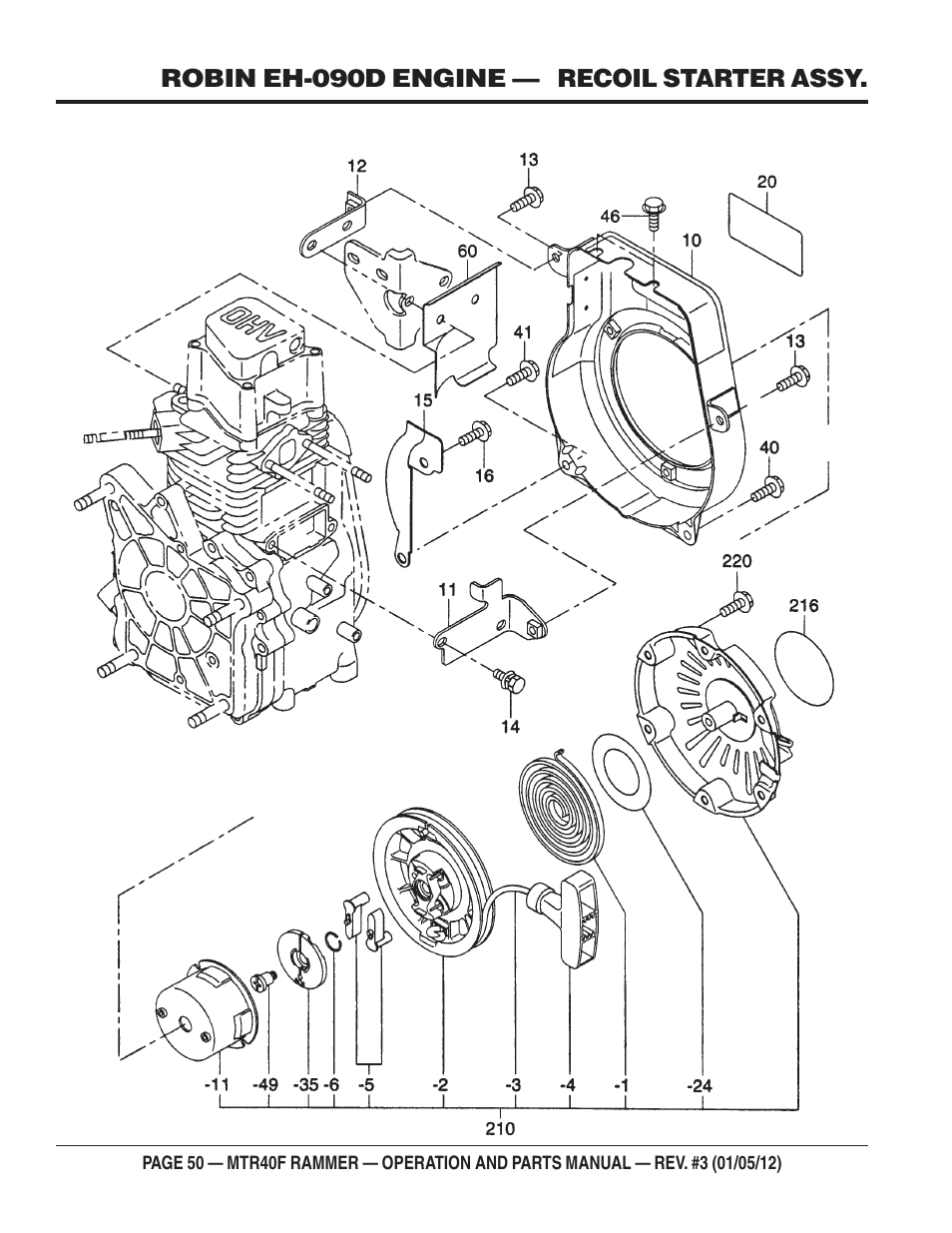 Multiquip MTR40F User Manual | Page 50 / 76