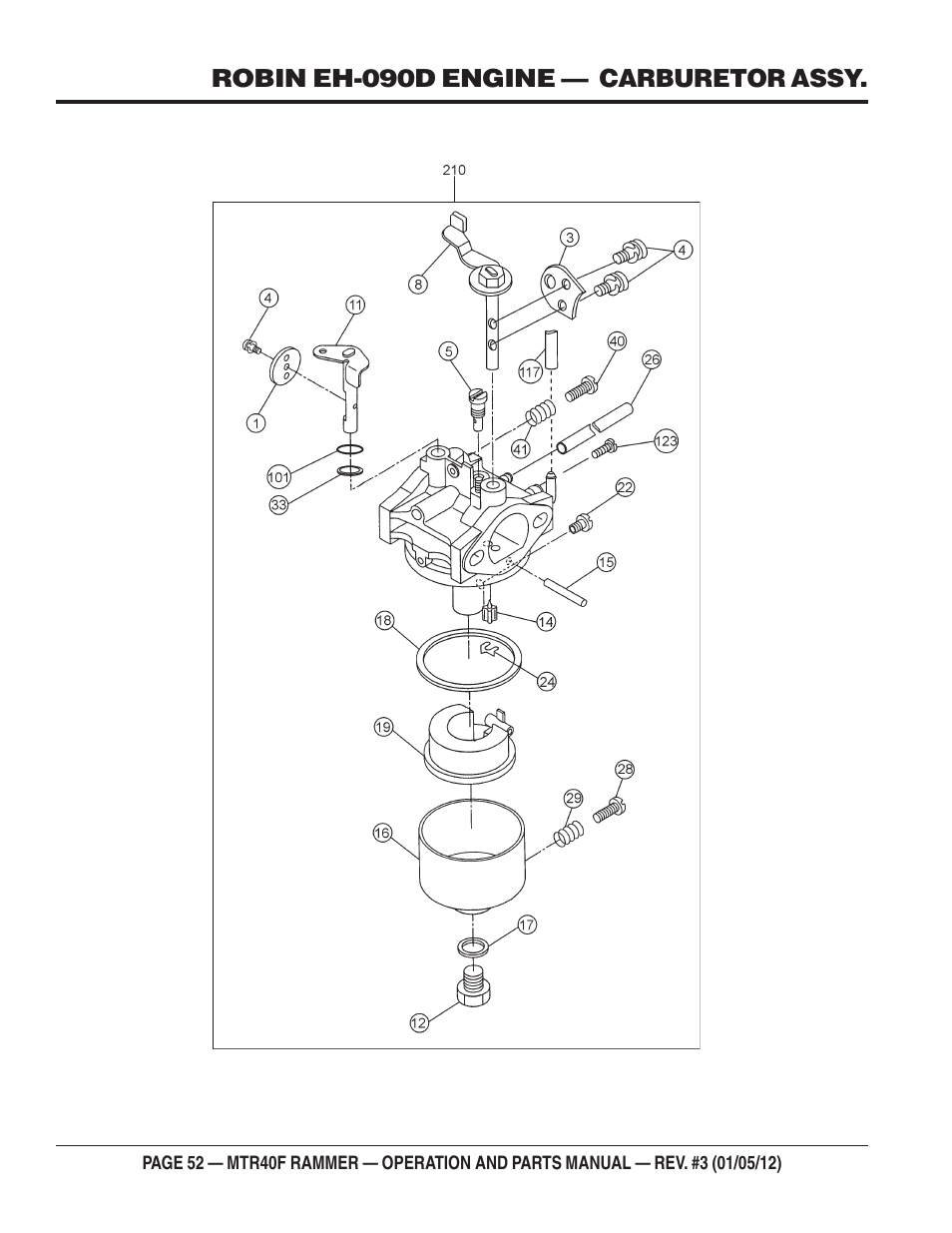 Multiquip MTR40F User Manual | Page 52 / 76