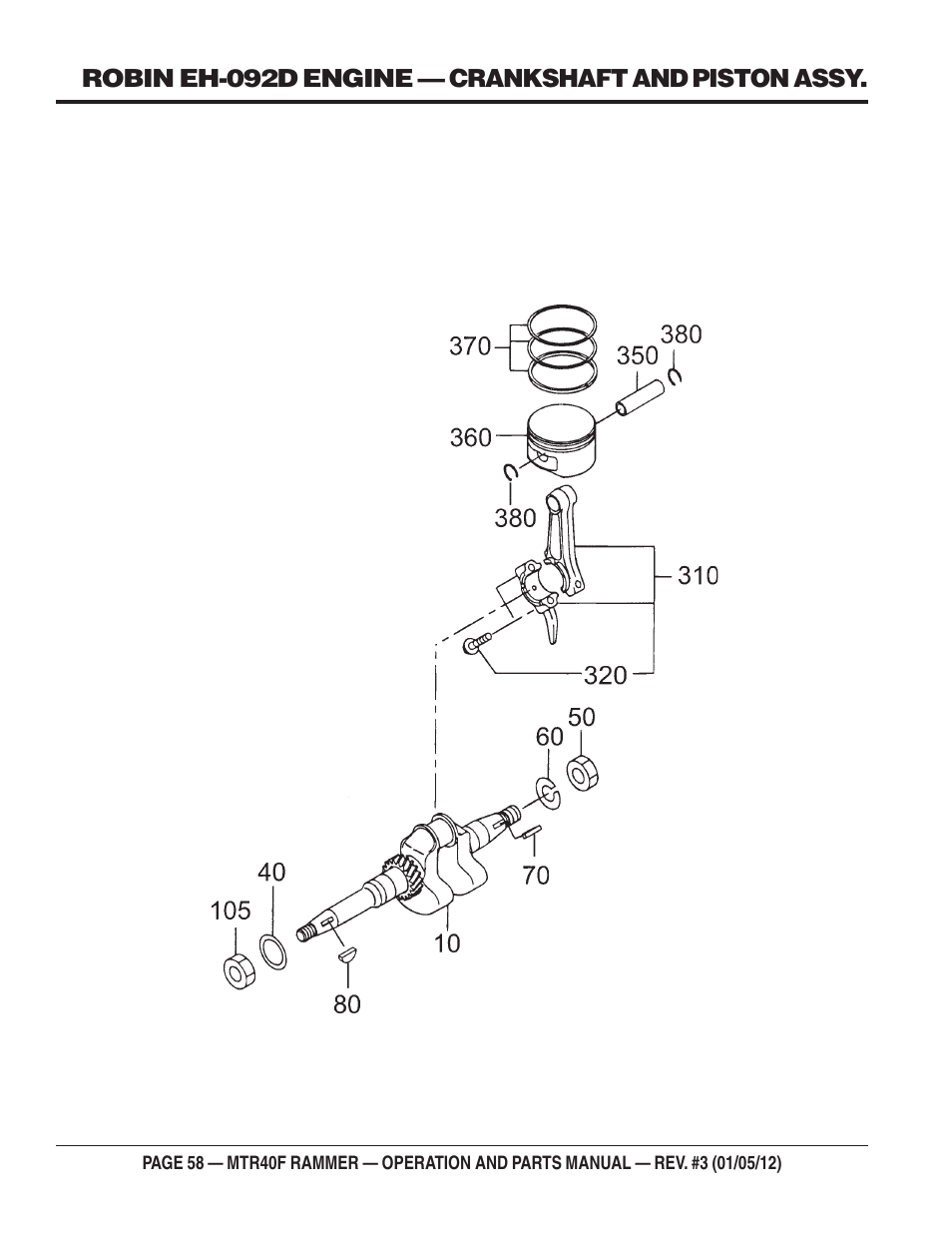 Multiquip MTR40F User Manual | Page 58 / 76