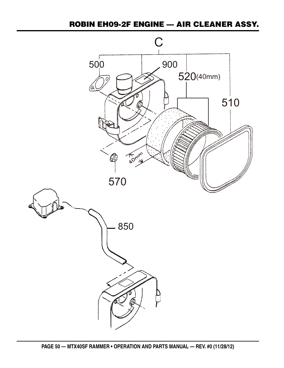 Multiquip MTR40SF User Manual | Page 50 / 64