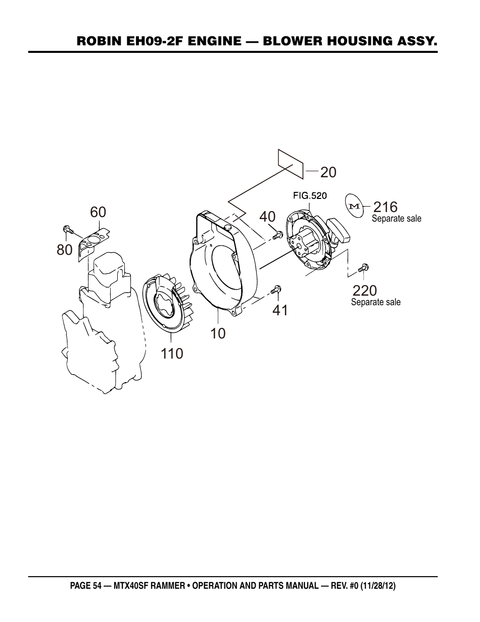 Multiquip MTR40SF User Manual | Page 54 / 64