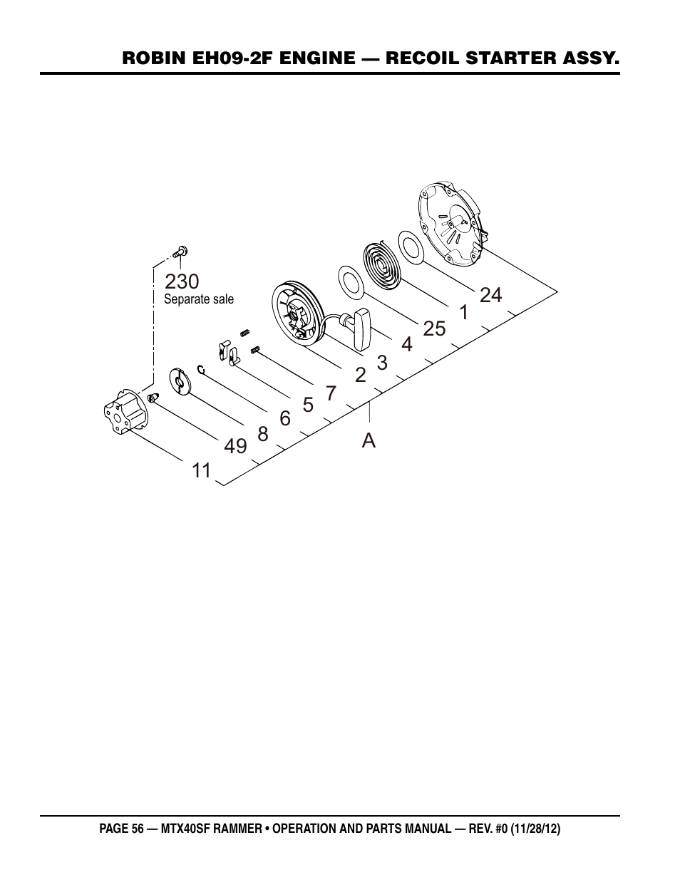 Multiquip MTR40SF User Manual | Page 56 / 64
