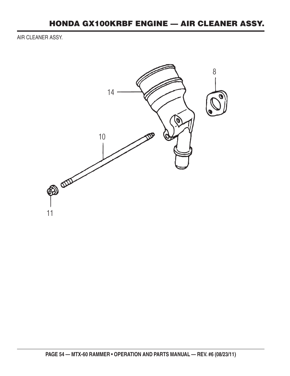 Multiquip MTX60 User Manual | Page 54 / 66