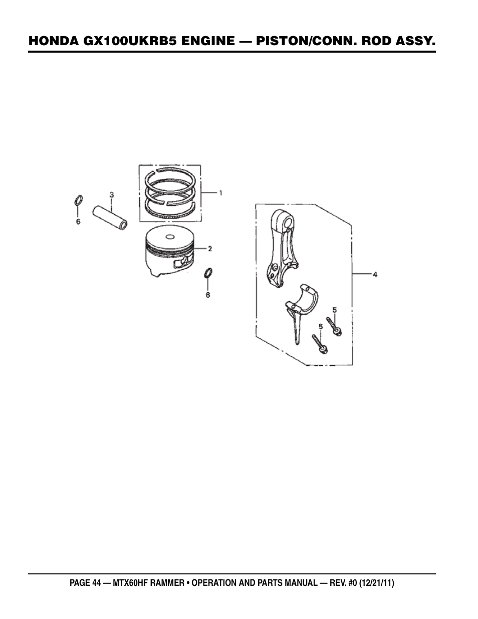 Multiquip MTX60HF User Manual | Page 44 / 66