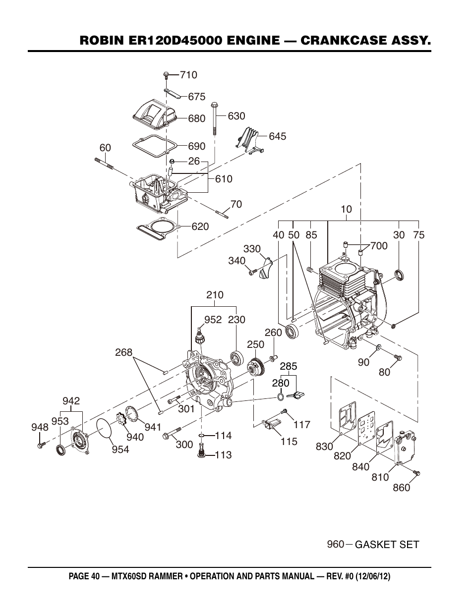 Multiquip MTX60SD User Manual | Page 40 / 58