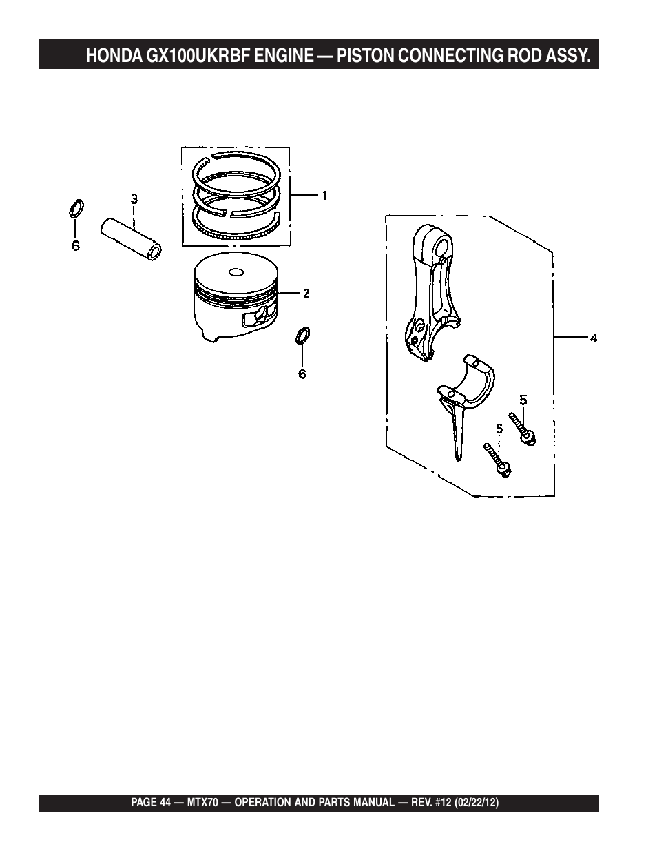 Multiquip MTX70 User Manual | Page 44 / 68