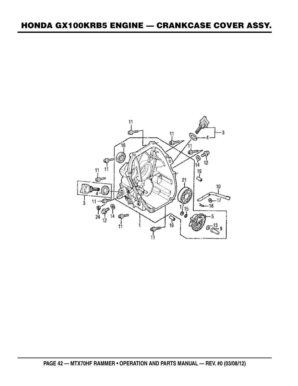 Multiquip MTX70HF User Manual | Page 42 / 68