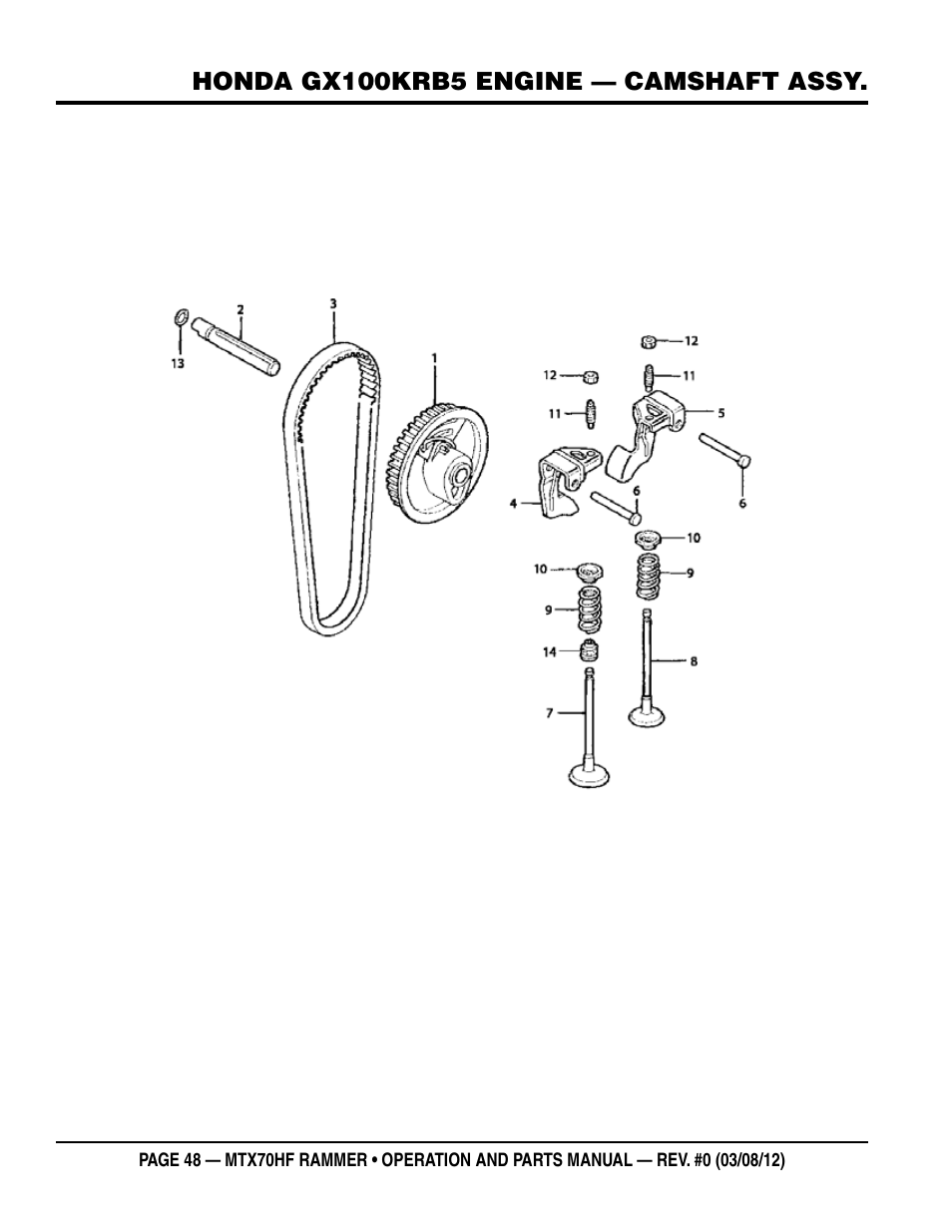Multiquip MTX70HF User Manual | Page 48 / 68