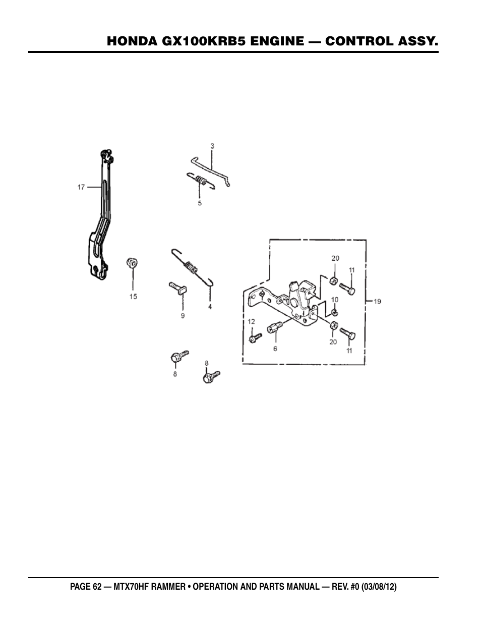 Multiquip MTX70HF User Manual | Page 62 / 68