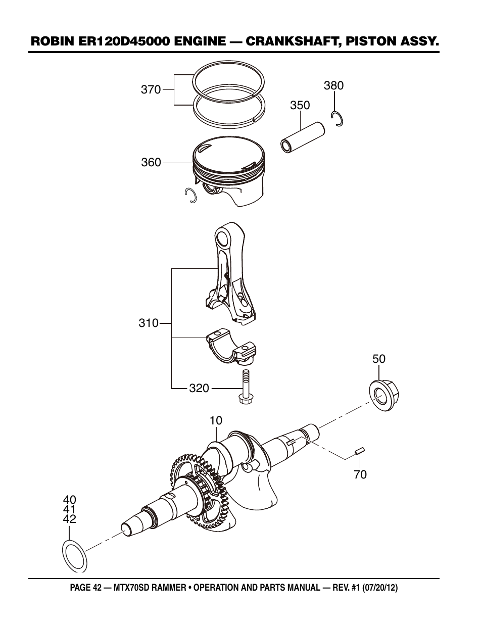 Multiquip MTX70SD User Manual | Page 42 / 58