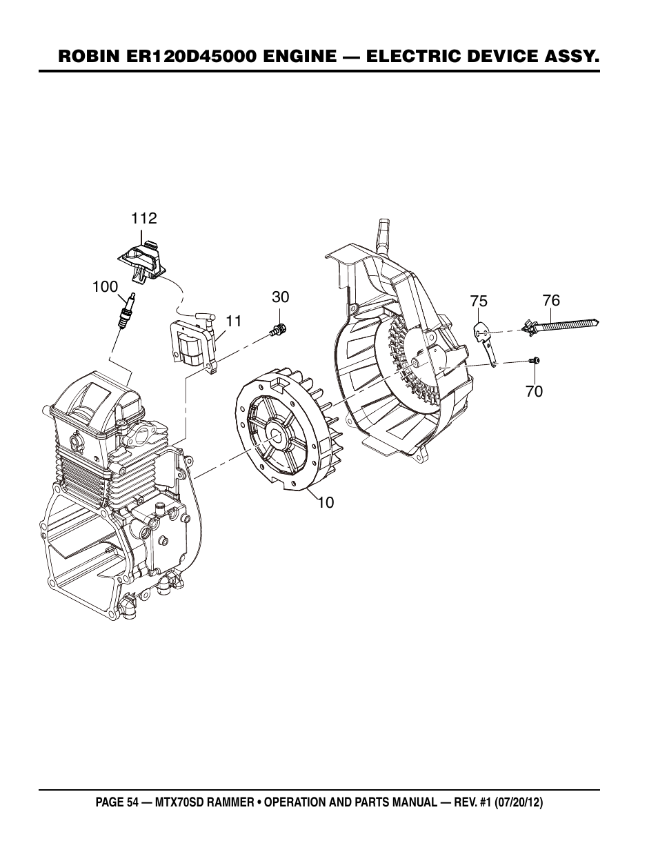 Multiquip MTX70SD User Manual | Page 54 / 58