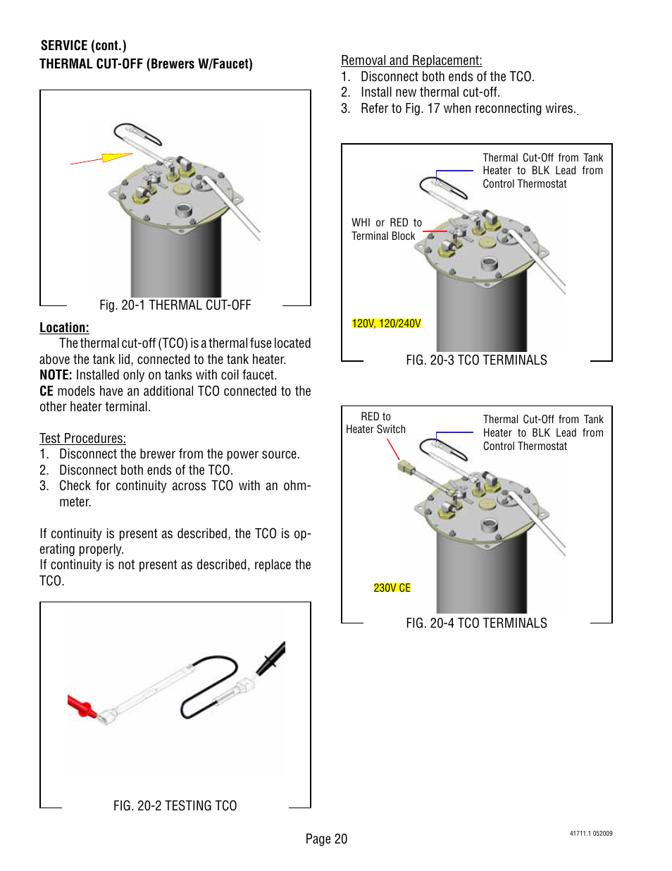 Bunn C User Manual | Page 20 / 59