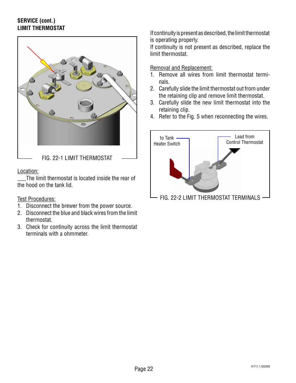 Bunn C User Manual | Page 22 / 59