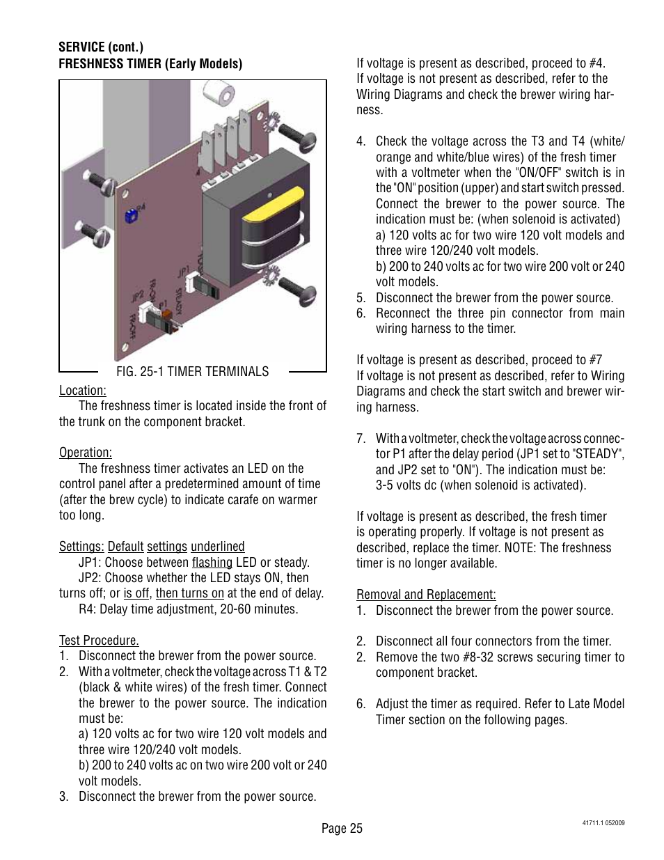 Bunn C User Manual | Page 25 / 59