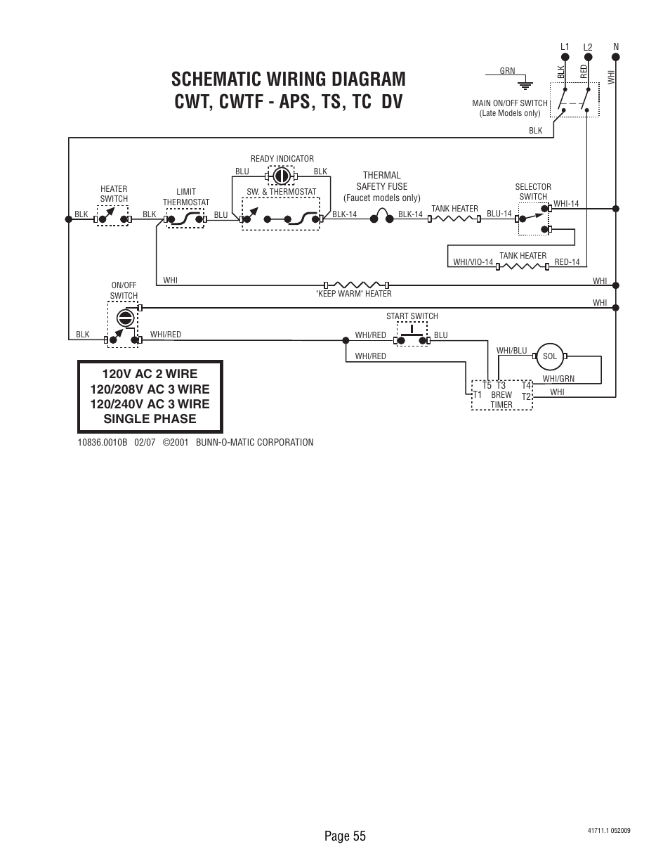 Page 55 | Bunn C User Manual | Page 55 / 59