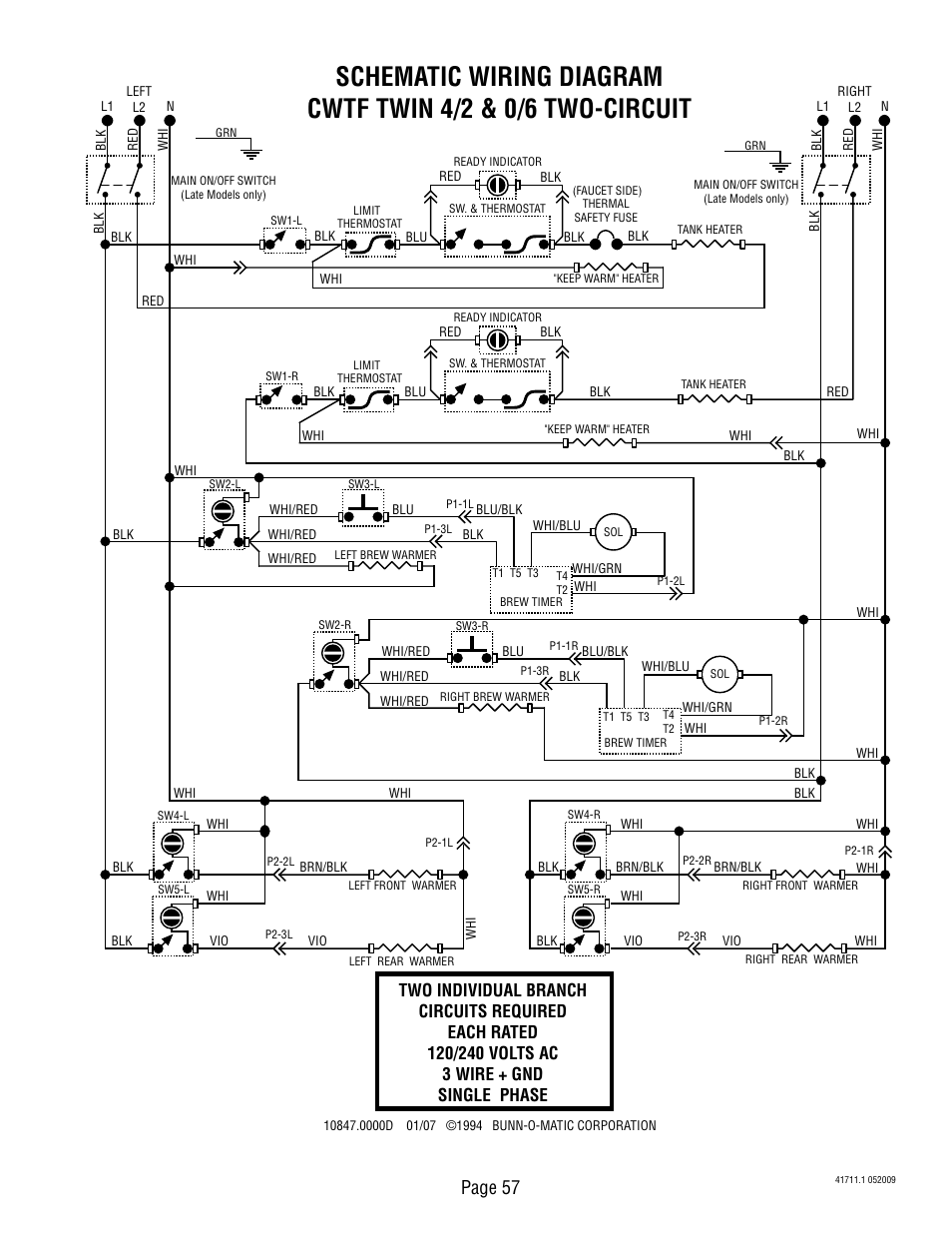 Page 57 | Bunn C User Manual | Page 57 / 59