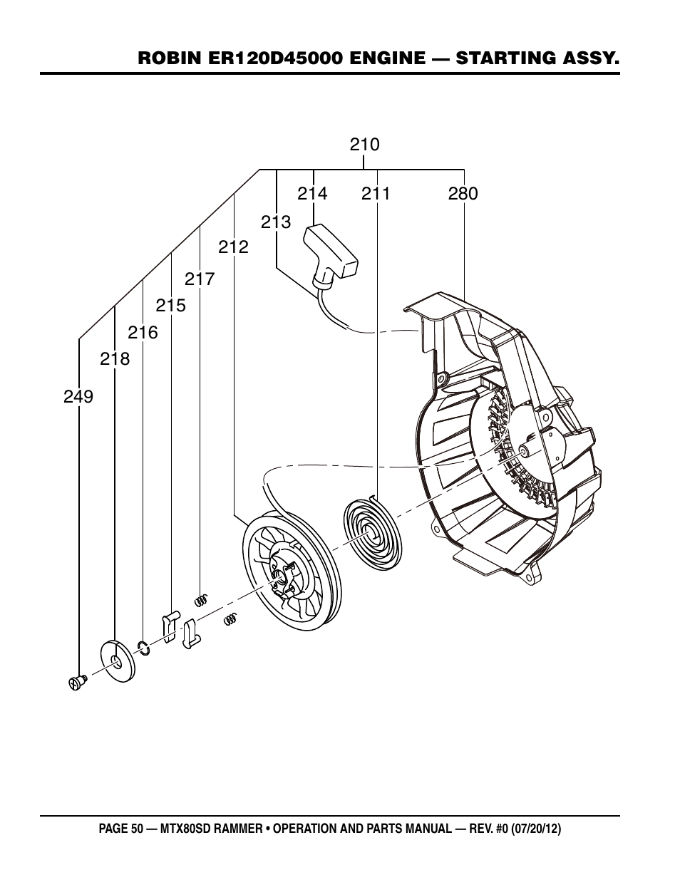 Multiquip MTX80SD User Manual | Page 50 / 58