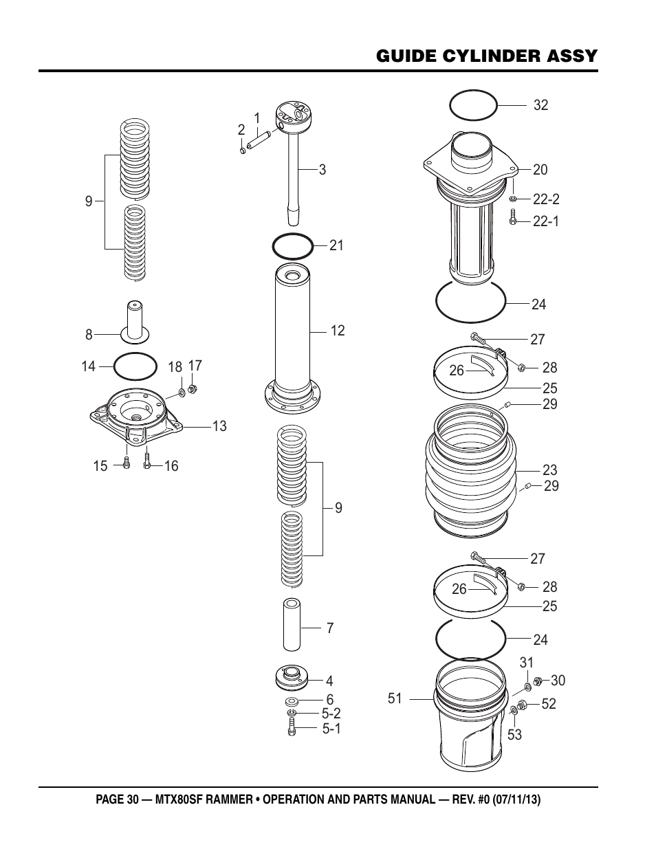 Multiquip MTX80SF User Manual | Page 30 / 58