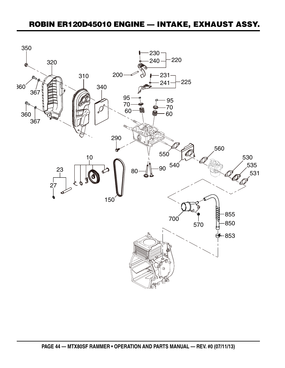 Multiquip MTX80SF User Manual | Page 44 / 58