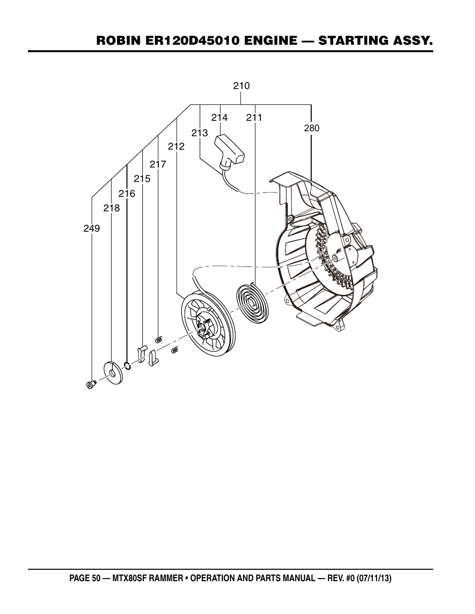 Multiquip MTX80SF User Manual | Page 50 / 58