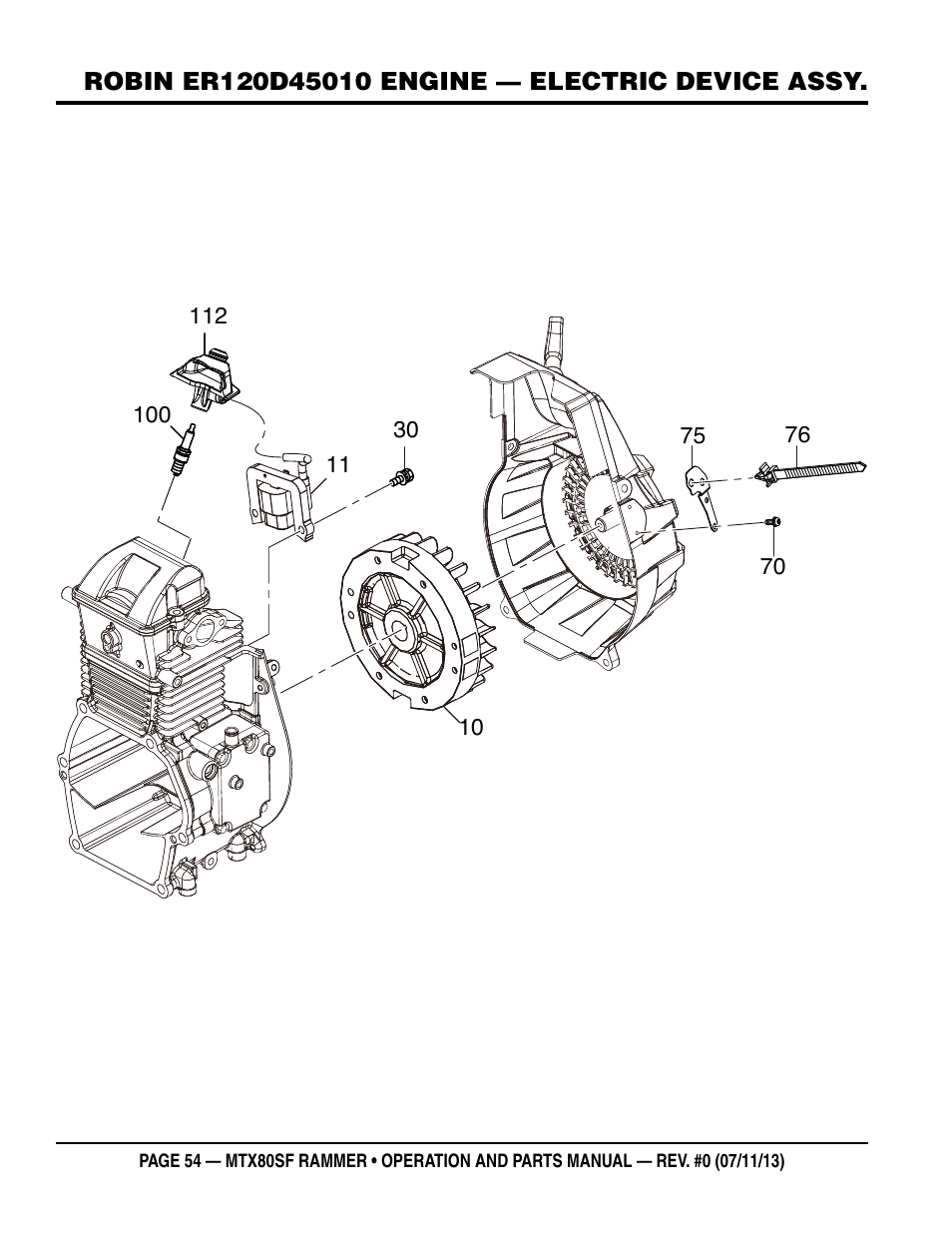 Multiquip MTX80SF User Manual | Page 54 / 58