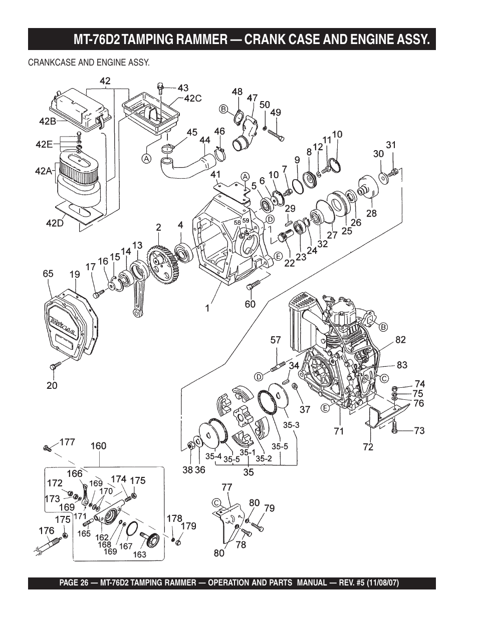 Multiquip MT76D2 User Manual | Page 26 / 58