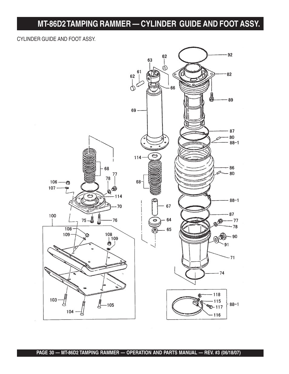 Multiquip MT86D2 User Manual | Page 30 / 58