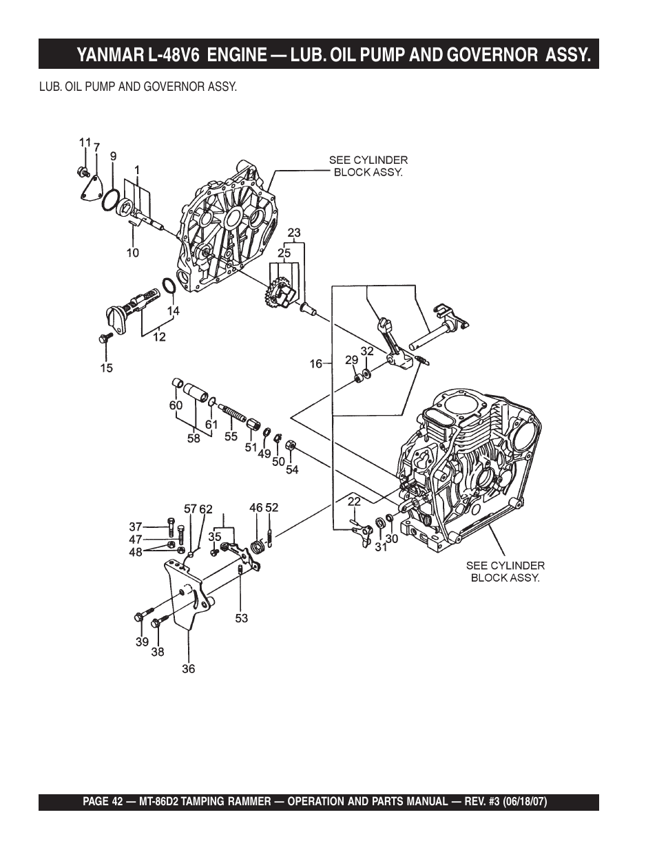 Multiquip MT86D2 User Manual | Page 42 / 58