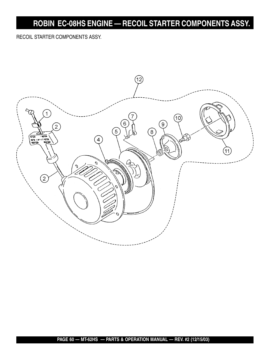 Multiquip MT62HS User Manual | Page 60 / 68