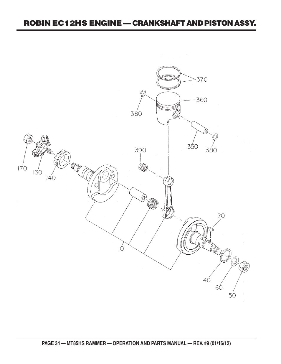 Multiquip MT85HS User Manual | Page 34 / 50