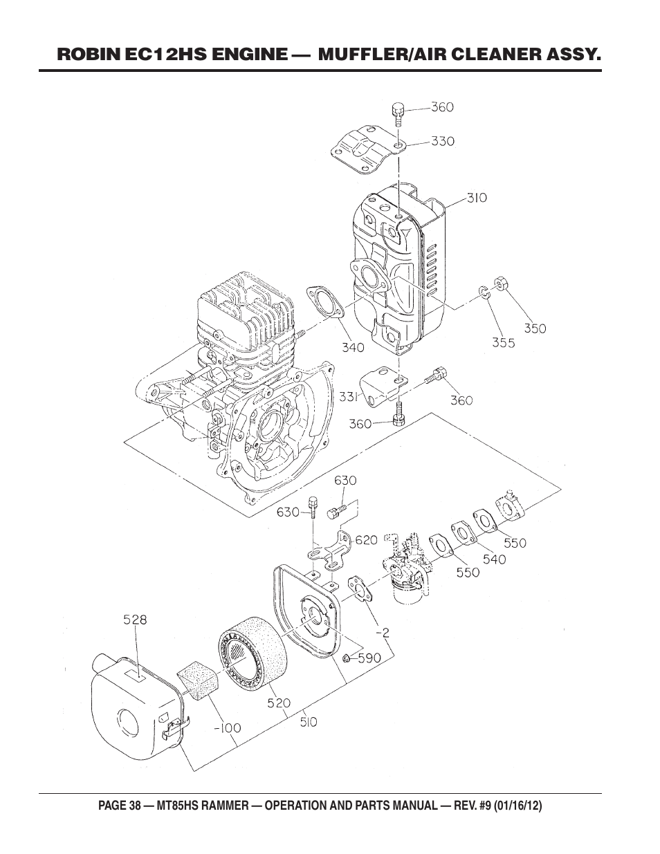 Multiquip MT85HS User Manual | Page 38 / 50