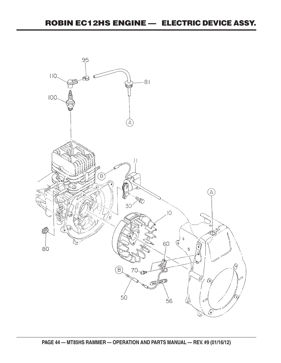 Multiquip MT85HS User Manual | Page 44 / 50