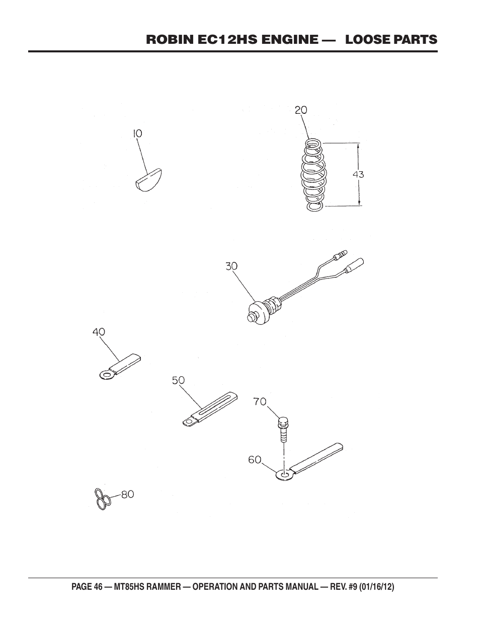 Multiquip MT85HS User Manual | Page 46 / 50