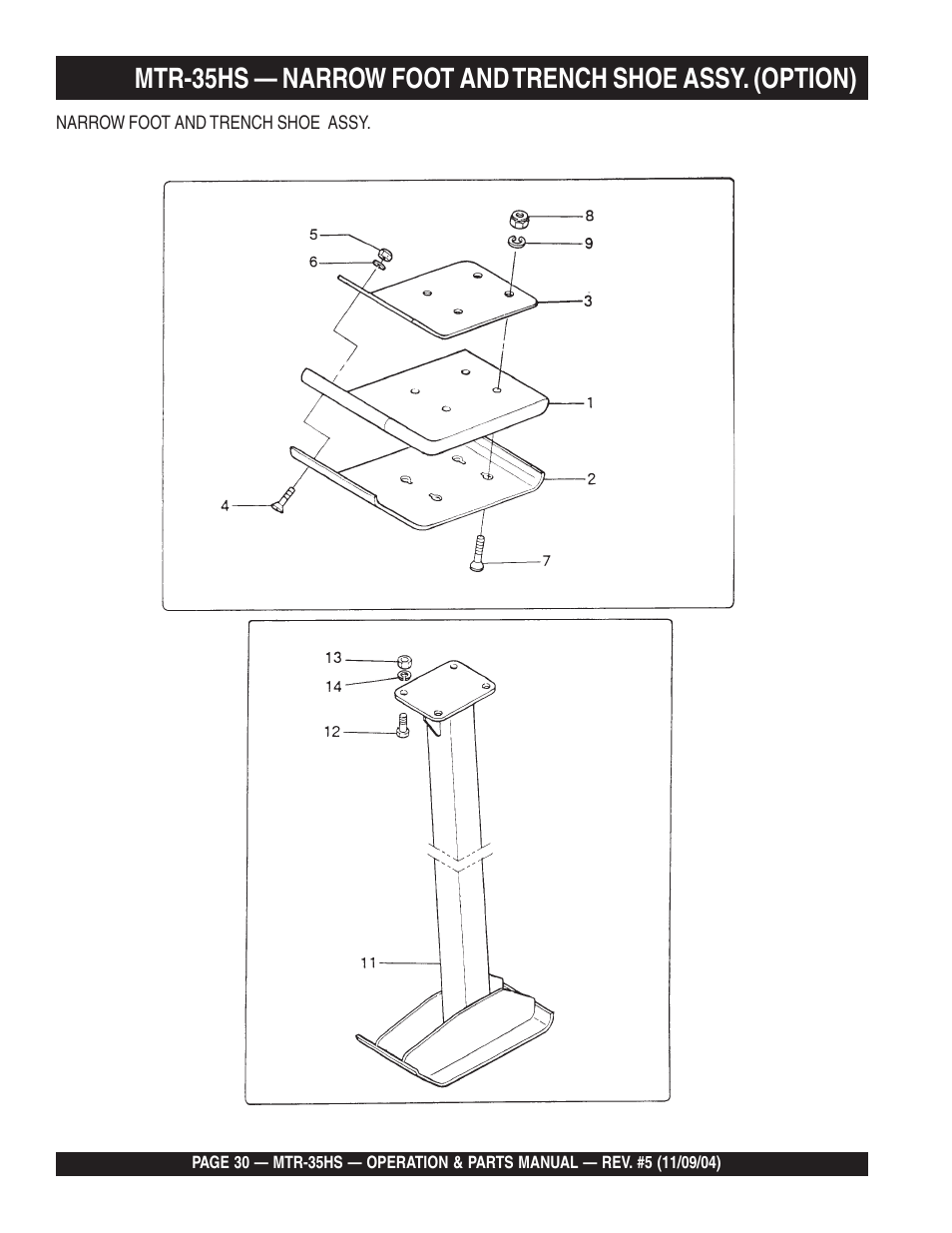 Multiquip MTR35HS User Manual | Page 30 / 54