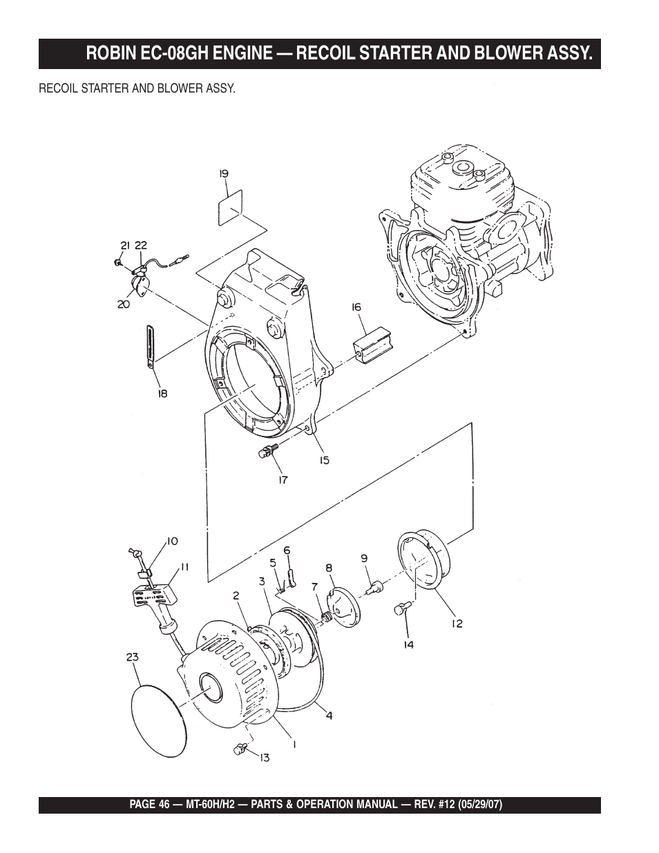 Multiquip MT-60H/H2 User Manual | Page 46 / 52