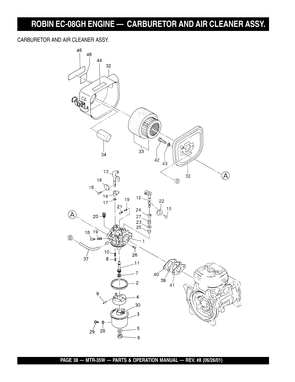 Multiquip MTR35W User Manual | Page 38 / 46