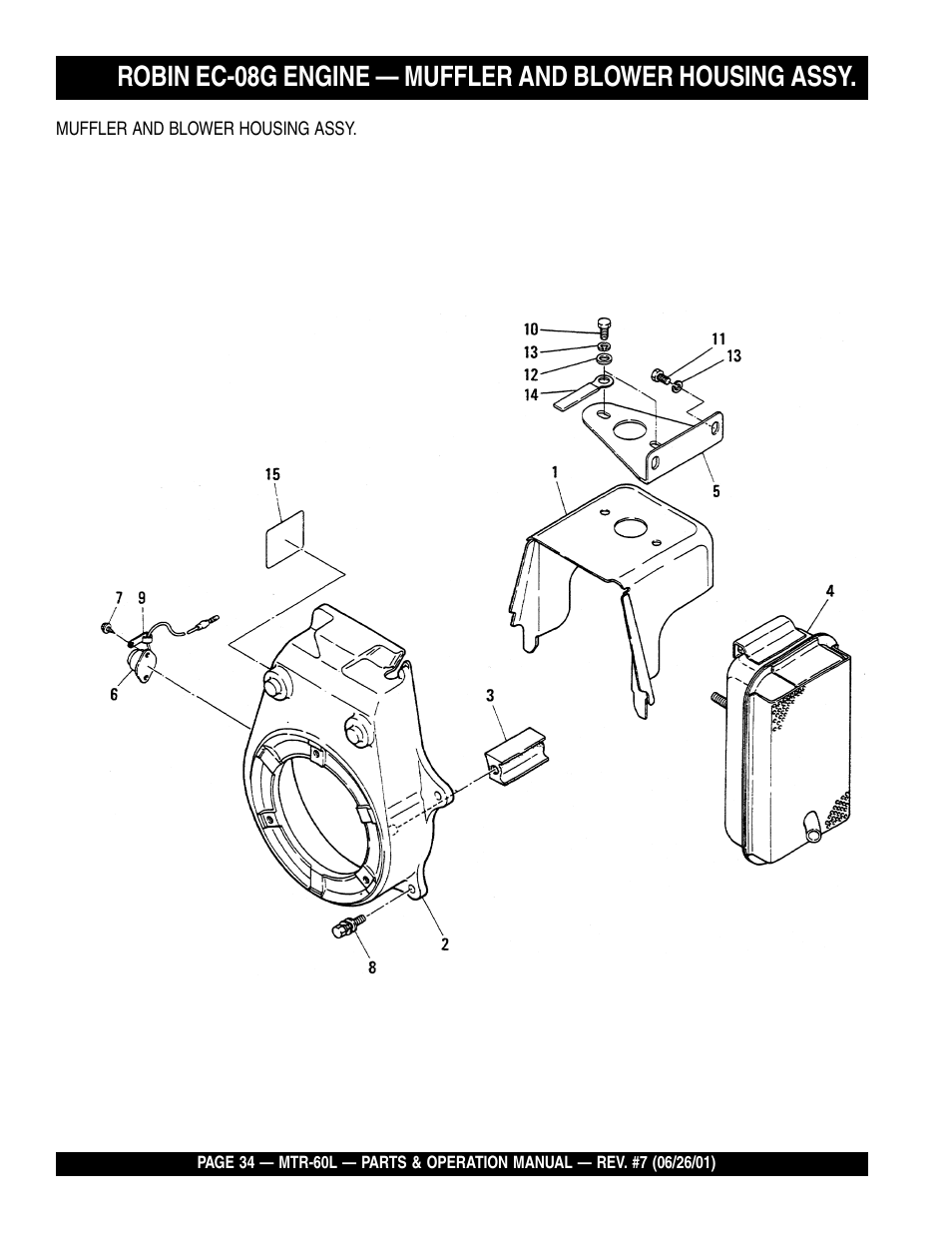 Multiquip MTR60L User Manual | Page 34 / 44