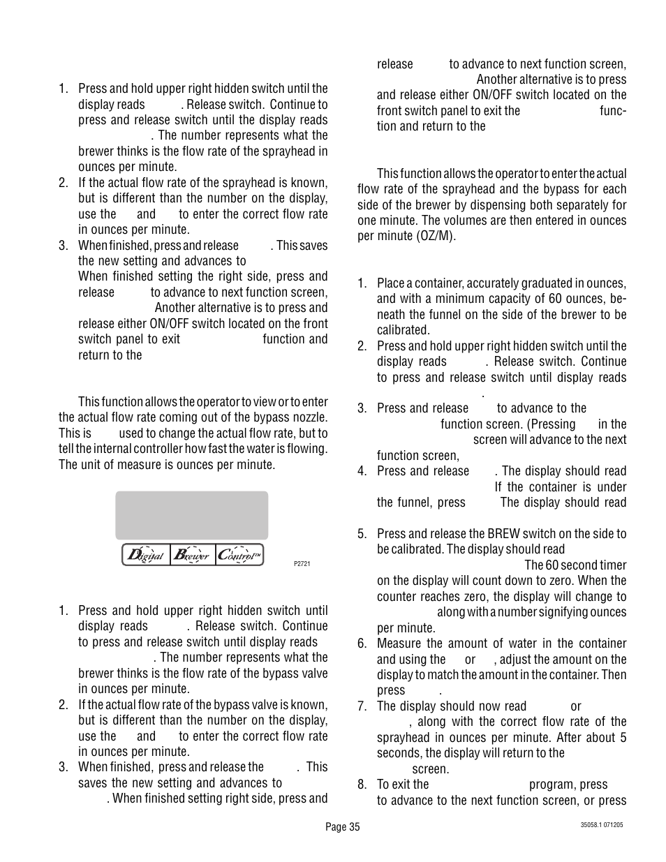 Bunn Dual TF DBC User Manual | Page 35 / 56