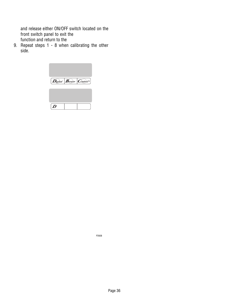 Programming the brewer (cont.) | Bunn Dual TF DBC User Manual | Page 36 / 56