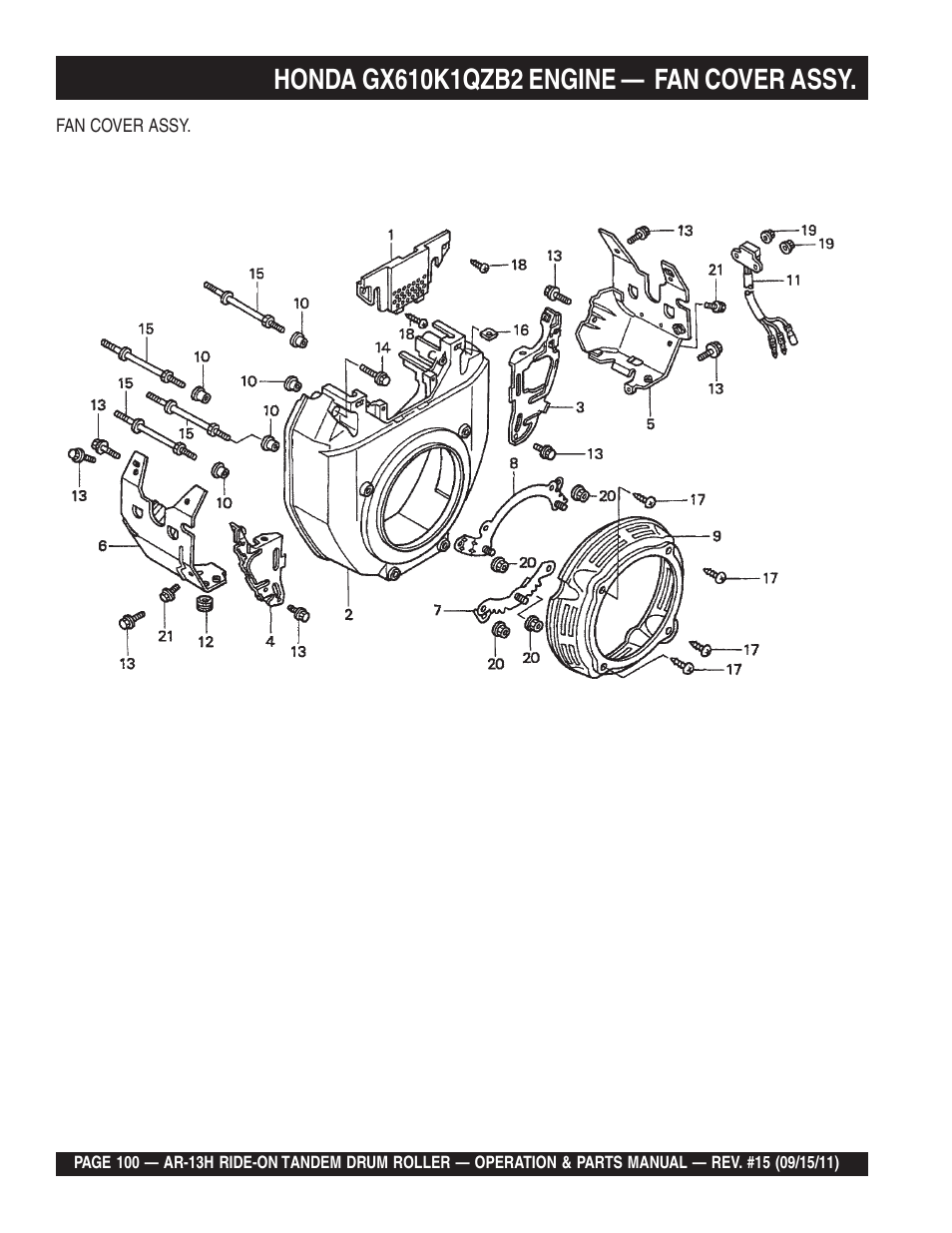 Multiquip AR13H User Manual | Page 100 / 116