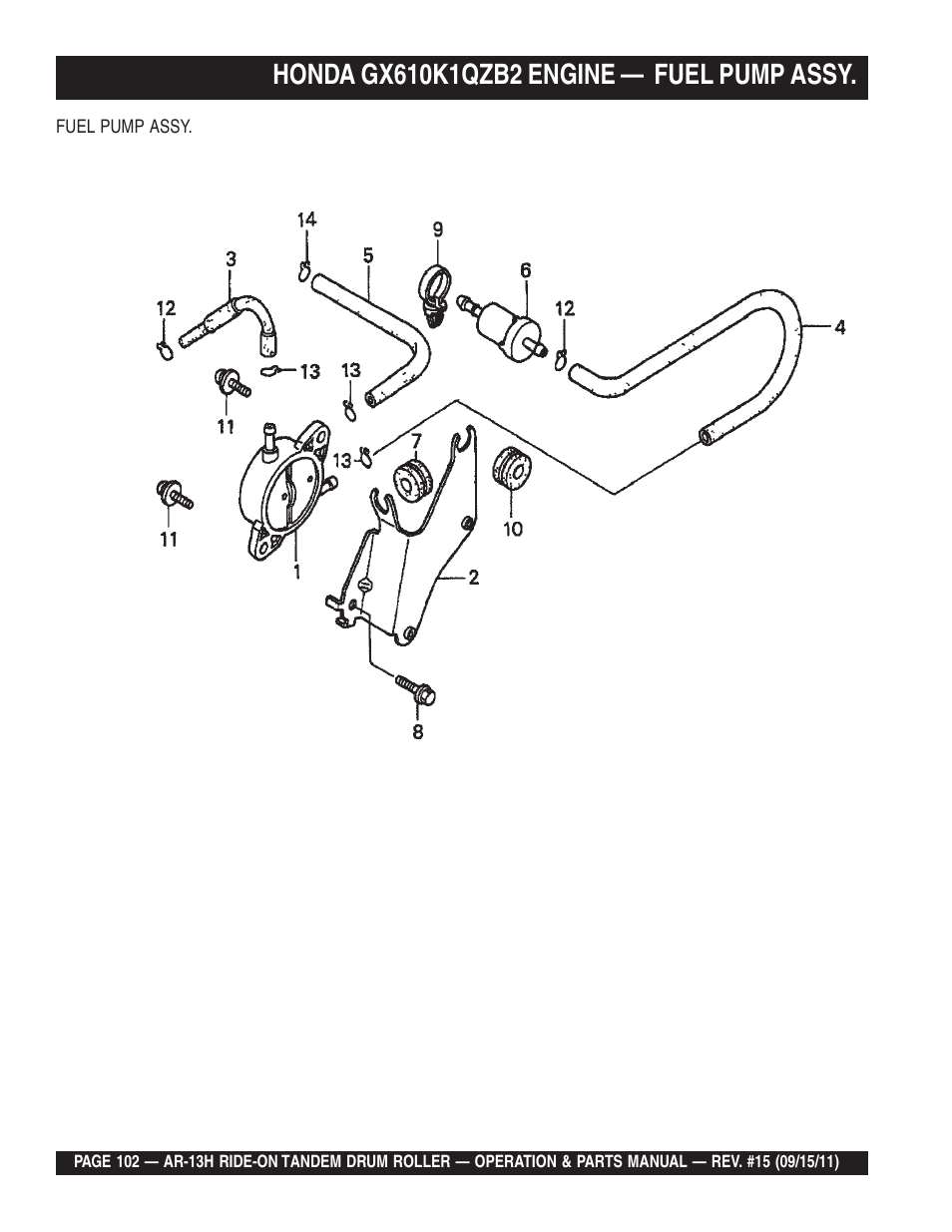Multiquip AR13H User Manual | Page 102 / 116