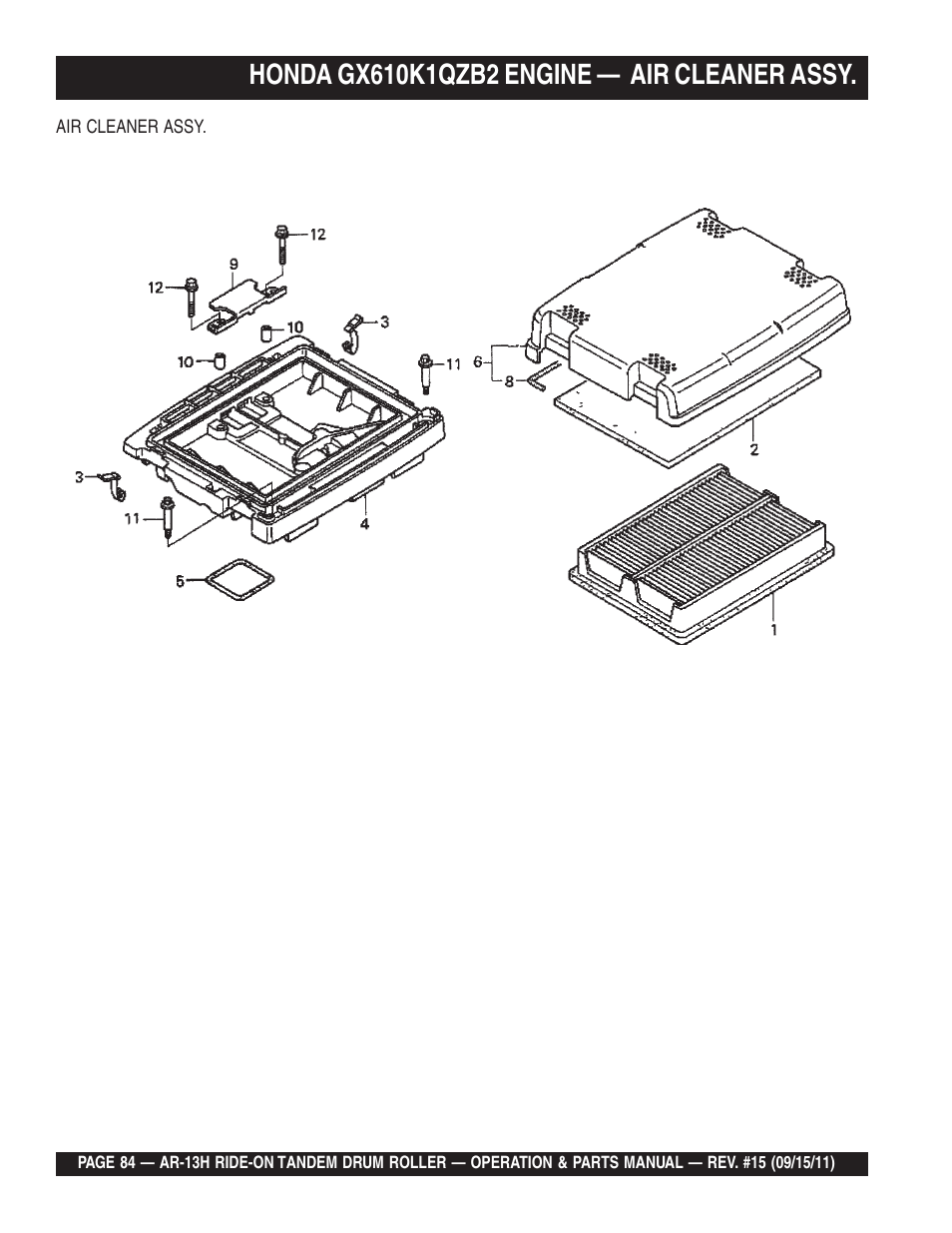 Multiquip AR13H User Manual | Page 84 / 116
