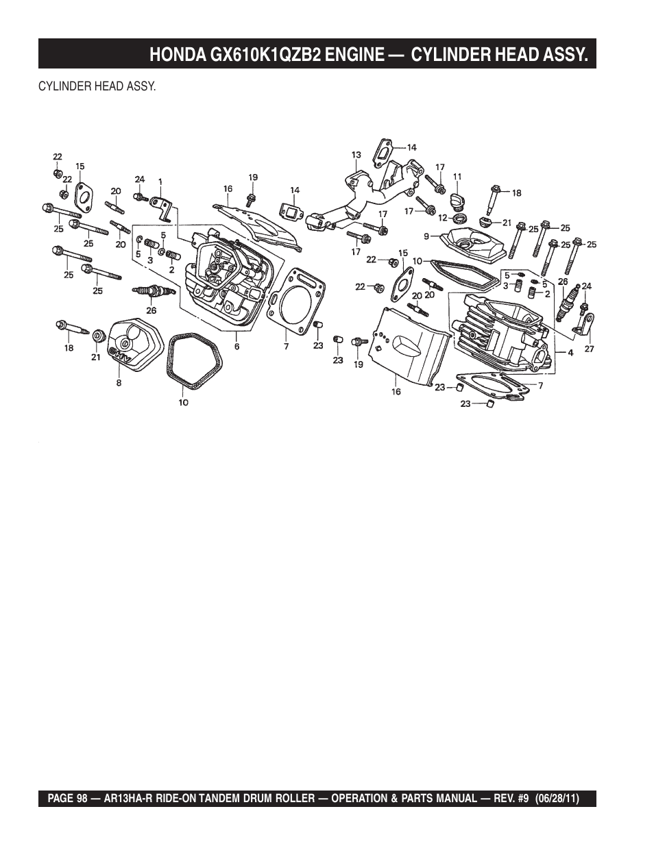 Multiquip AR13HAR User Manual | Page 98 / 116