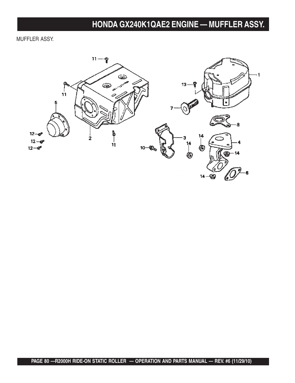 Multiquip R2000H User Manual | Page 80 / 90