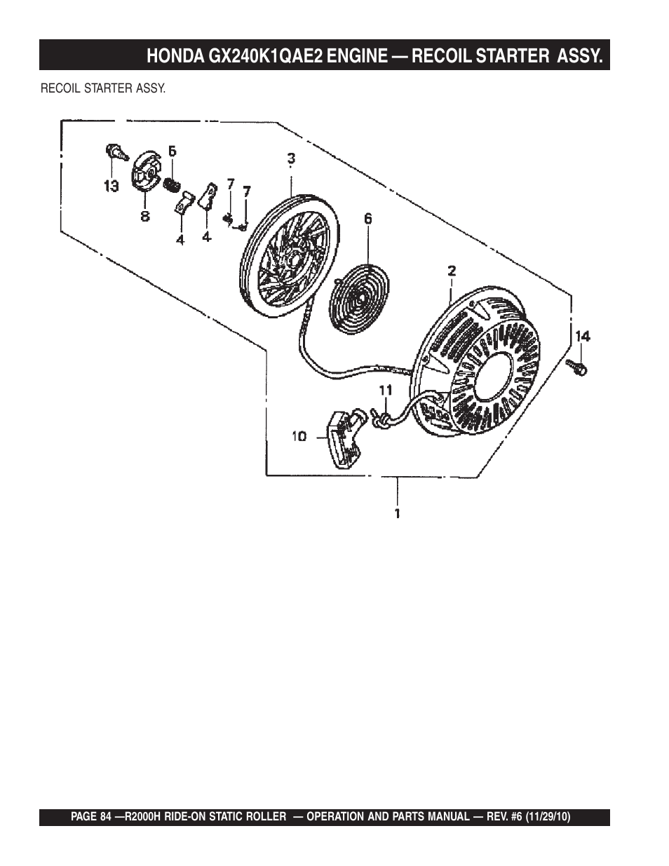Multiquip R2000H User Manual | Page 84 / 90