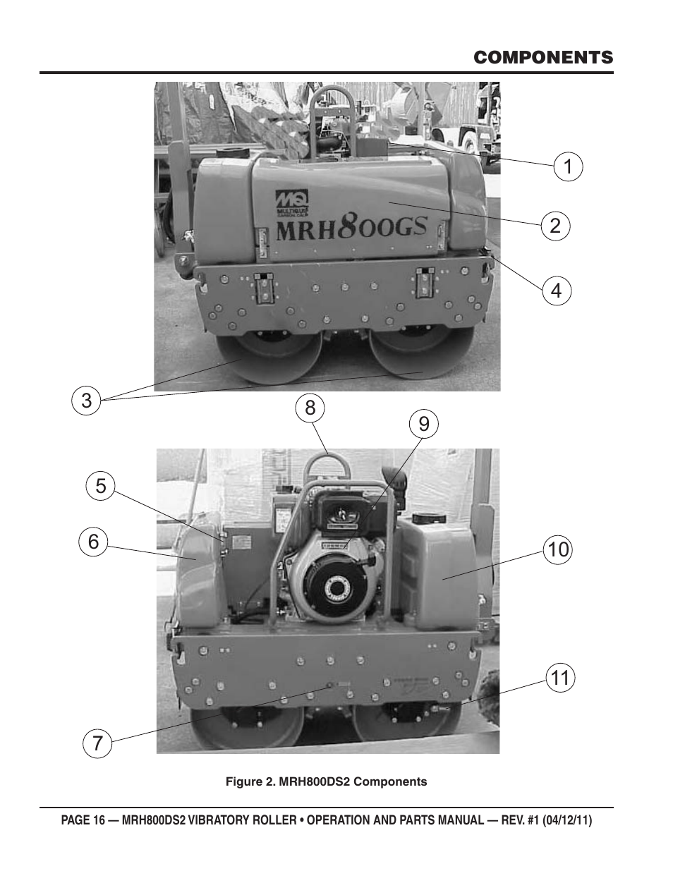 Multiquip MRH800DS2 User Manual | Page 16 / 92