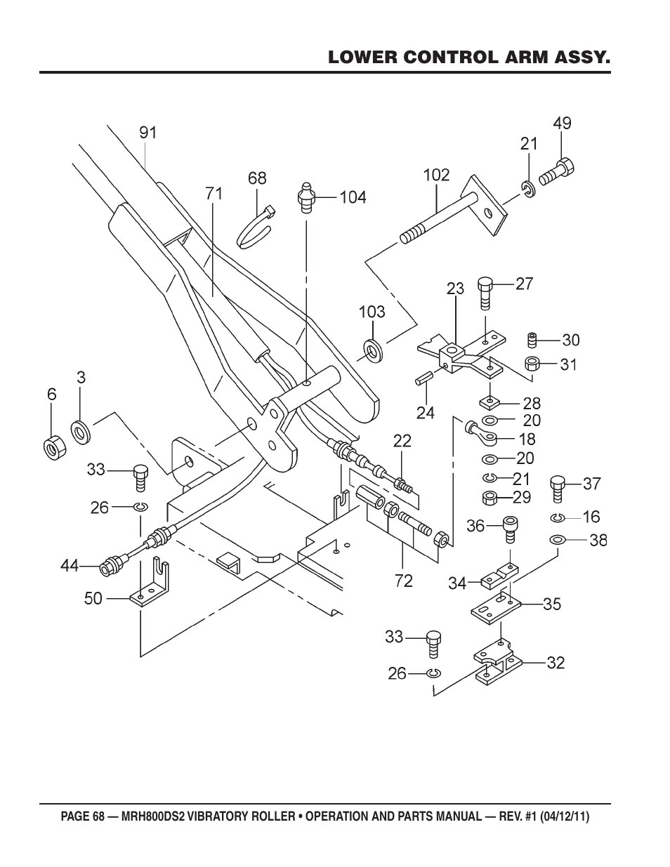 Multiquip MRH800DS2 User Manual | Page 68 / 92