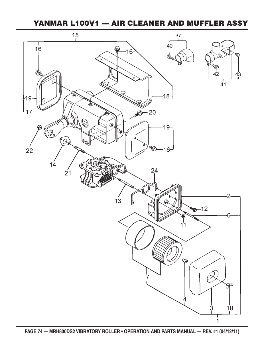 Multiquip MRH800DS2 User Manual | Page 74 / 92