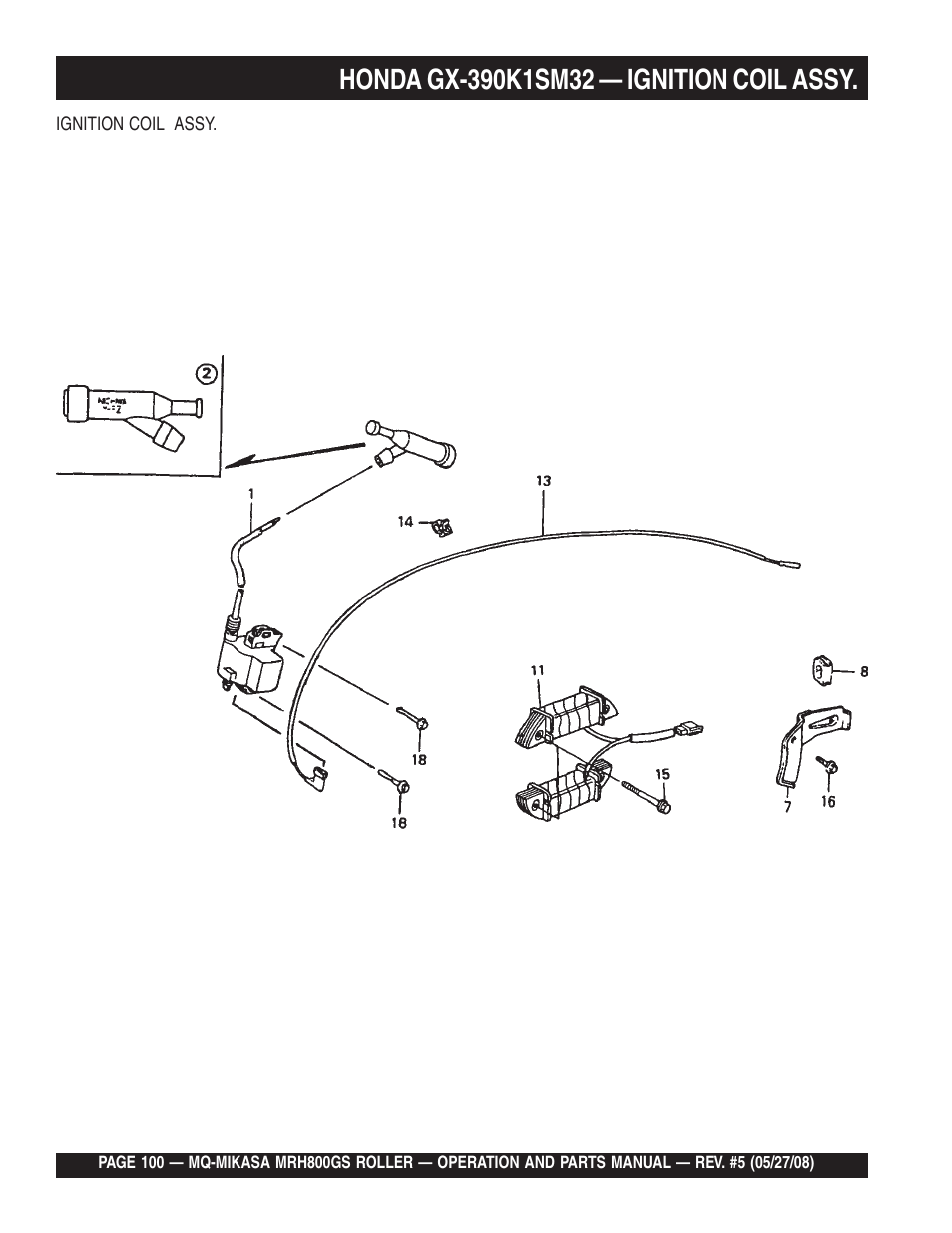 Multiquip MRH800GS User Manual | Page 100 / 112